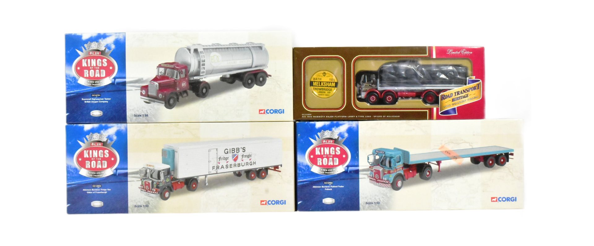DIECAST - COLLECTION OF CORGI 1/50 SCALE DIECAST MODELS