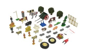 LEAD TOYS - COLLECTION OF LEAD TOY FARM ANIMALS