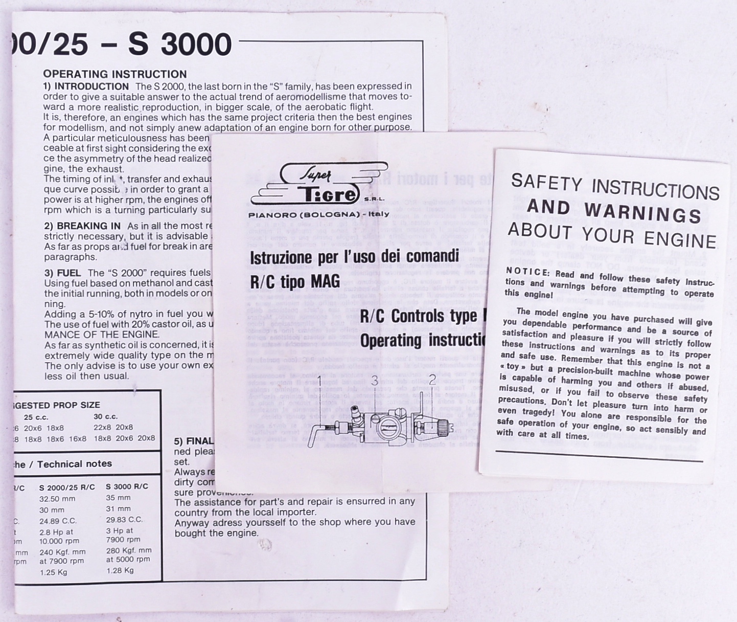 MODEL PLANES - RC SUPER TIGRE S3000 ENGINE - Image 4 of 4