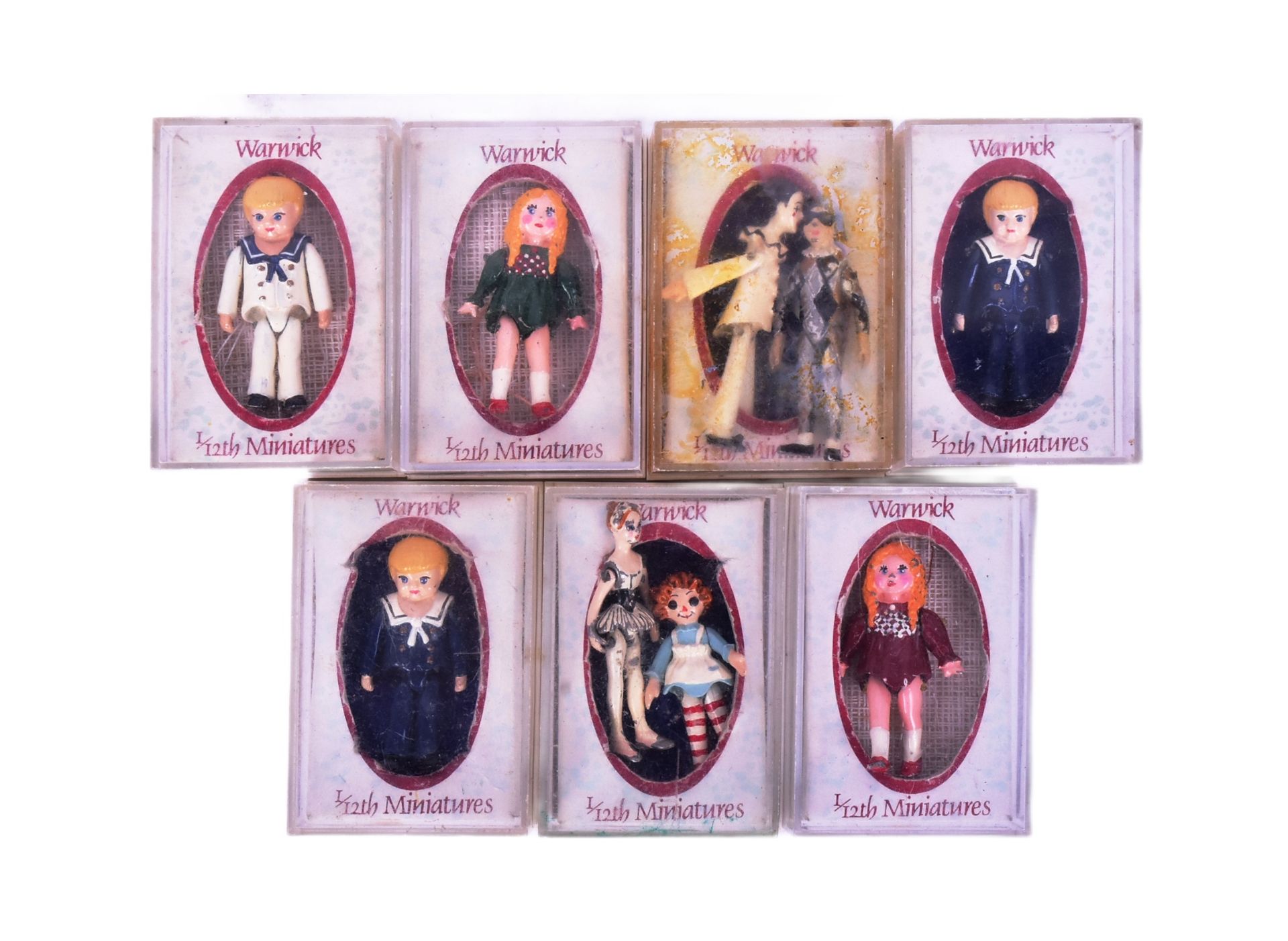 WARWICK MINIATURES - COLLECTION OF 1/12 SCALE SCALE DOLLS