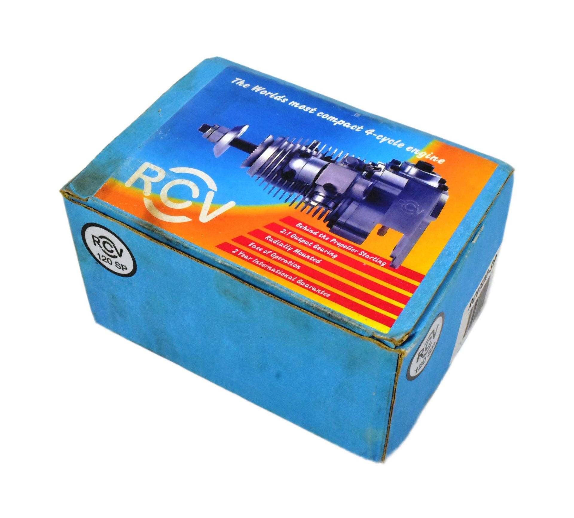RC PLANES - BOXED RCV 4 CYCLE RADIO CONTROL PLANE ENGINE