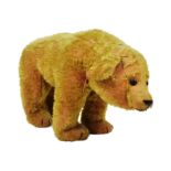 STEIFF - EARLY 20TH CENTURY GERMAN STUFFED BEAR ORIGINALLY ON WHEELS