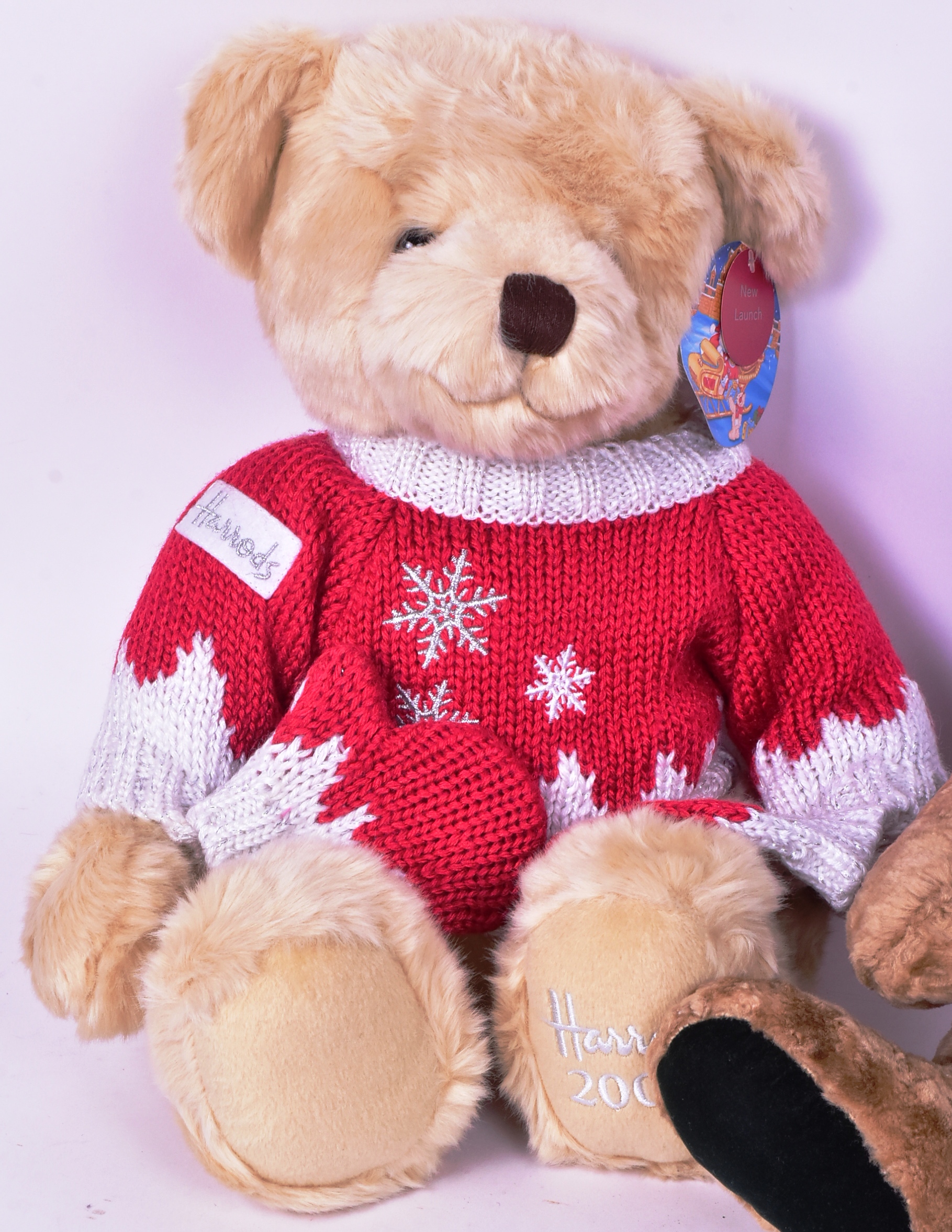 TEDDY BEARS - X3 ORIGINAL HARRODS SOFT TOY TEDDY BEARS - Image 2 of 4