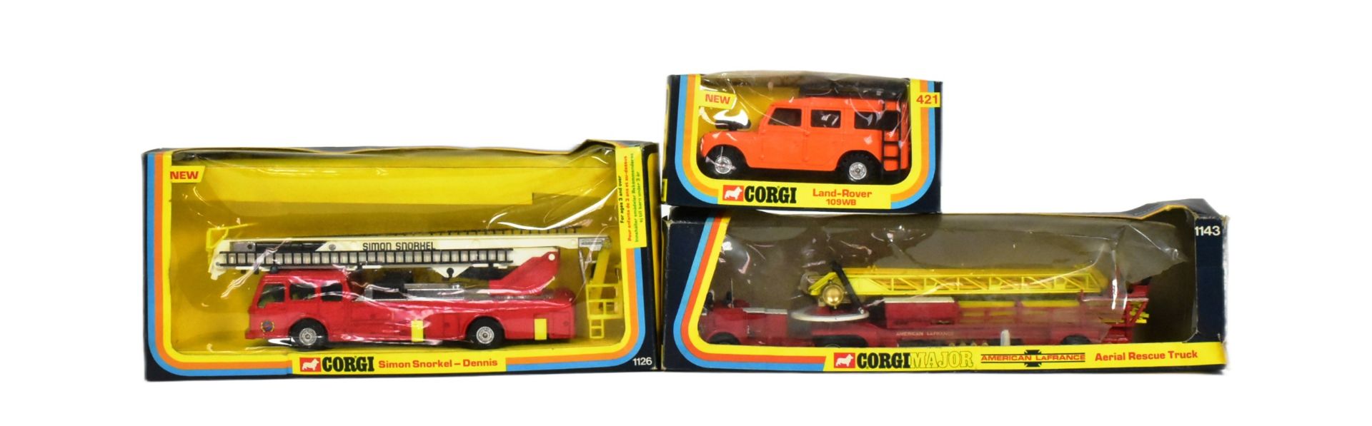 DIECAST - X3 VINTAGE CORGI DIECAST MODELS