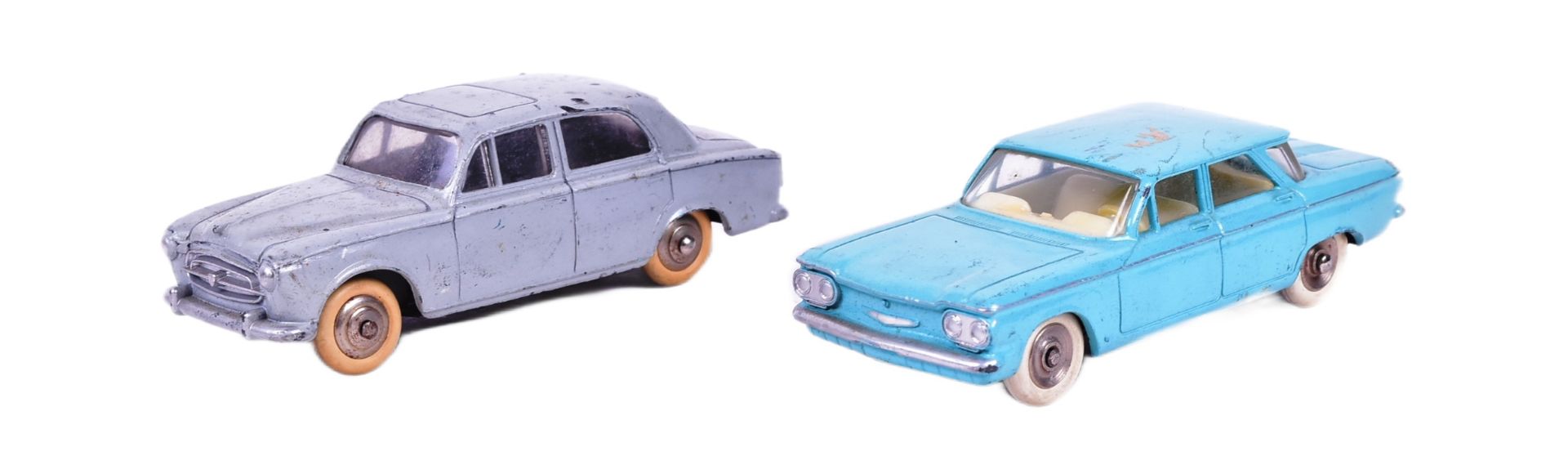 DIECAST - FRENCH DINKY TOYS - PEUGEOT 403 & CHEVROLET CORVAIR