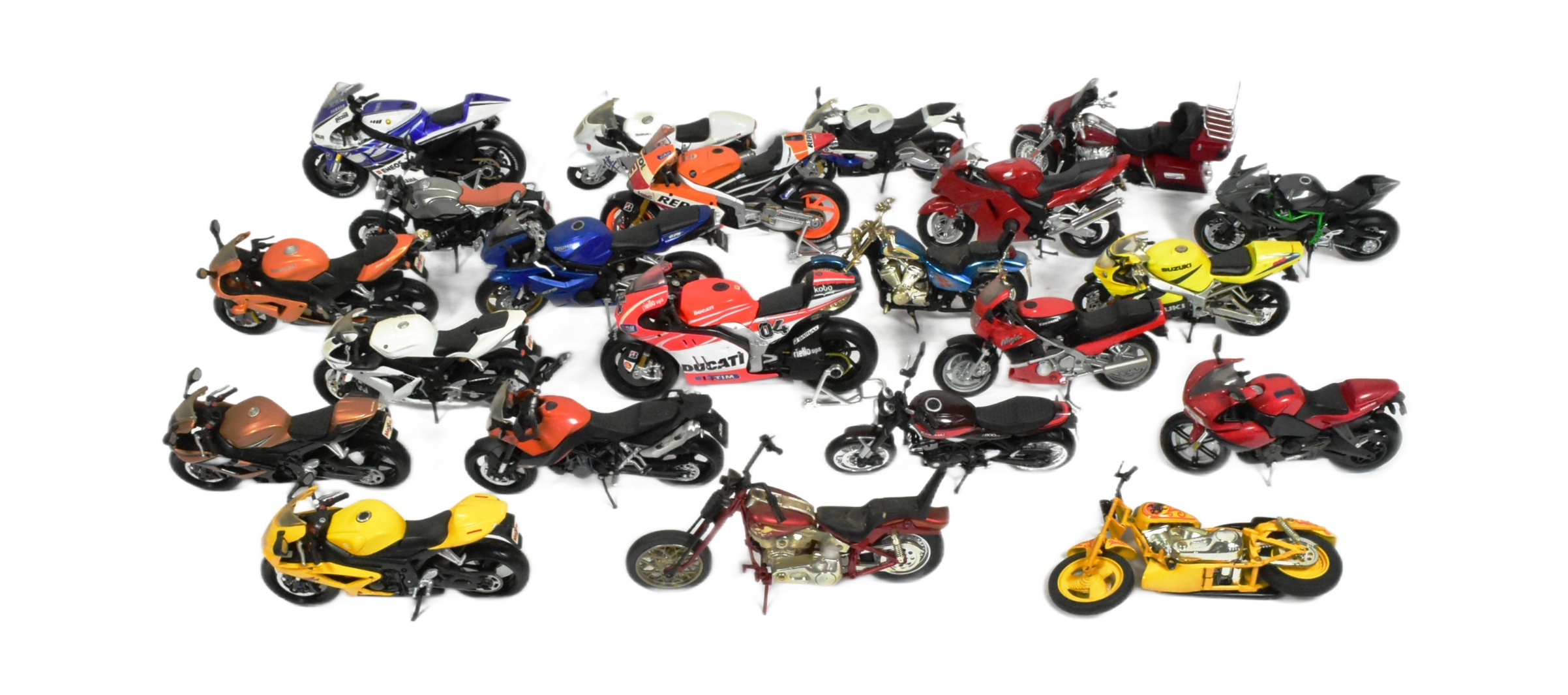 DIECAST - COLLECTION OF 1/18 SCALE MOTORBIKE MODELS