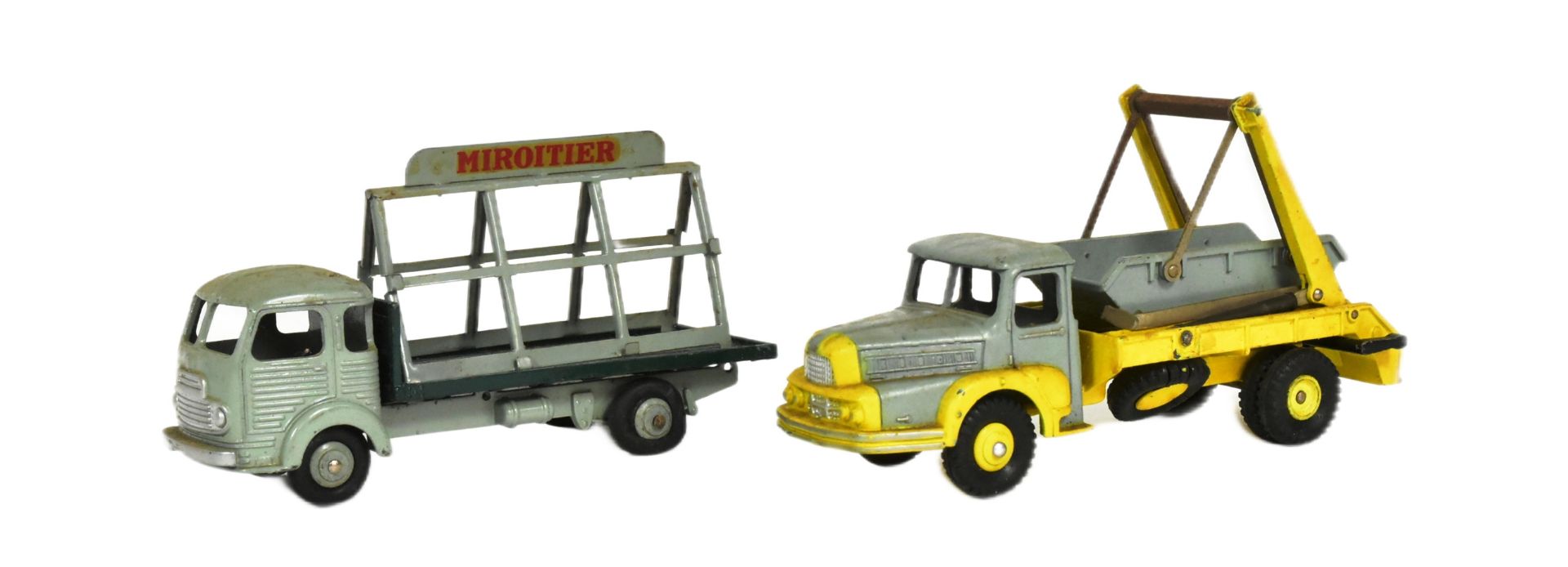 DIECAST - FRENCH DINKY TOYS - SIMCA CARGO & MULTI-BUCKET TRUCK