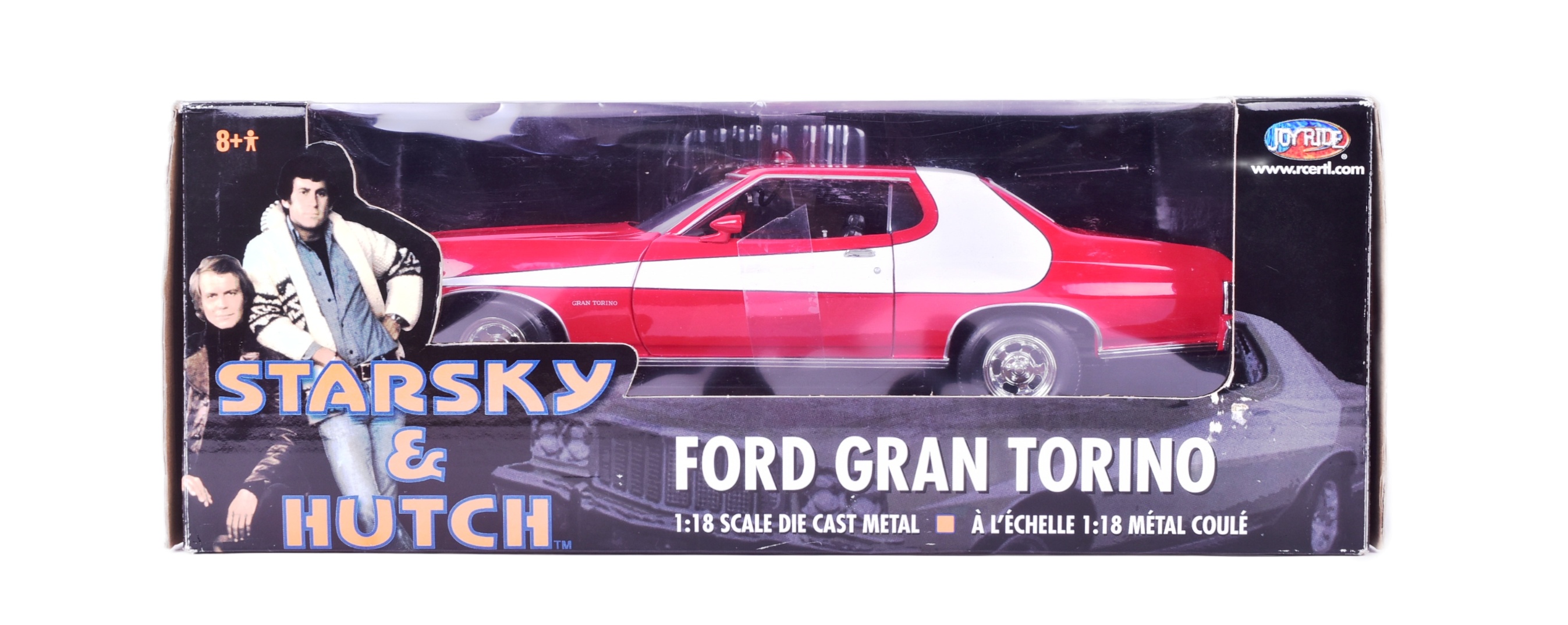 DIECAST - ERTL JOYRIDE 1/18 SCALE STARSKY & HUTCH FORD GRAN TORINO