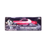 DIECAST - ERTL JOYRIDE 1/18 SCALE STARSKY & HUTCH FORD GRAN TORINO