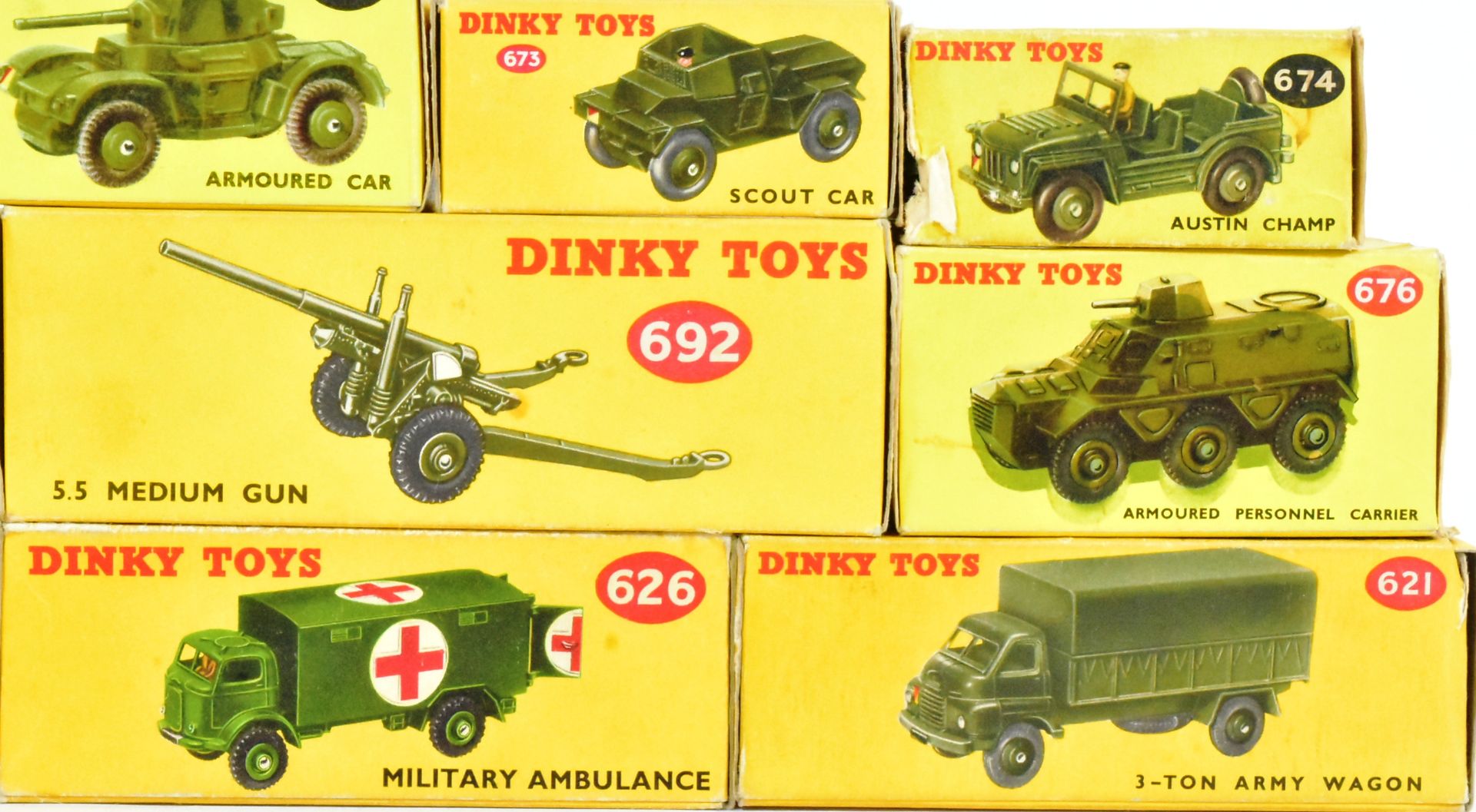 DIECAST - COLLECTION OF DINKY TOYS DIECAST MILITARY MODELS - Bild 3 aus 5