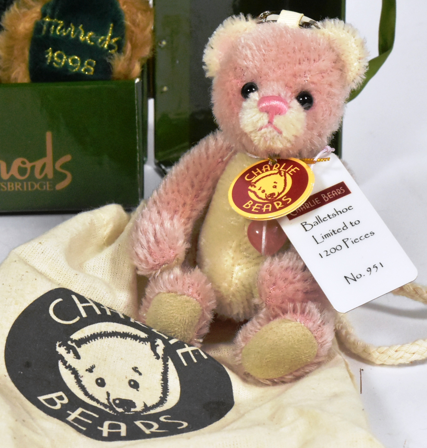 TEDDY BEARS - STEIFF / CHARLIE / MERRYTHOUGHT HARRODS - Image 5 of 5