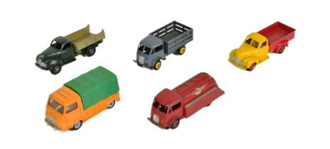 DIECAST - FRENCH DINKY TOYS - X5 ASSORTED TRUCKS