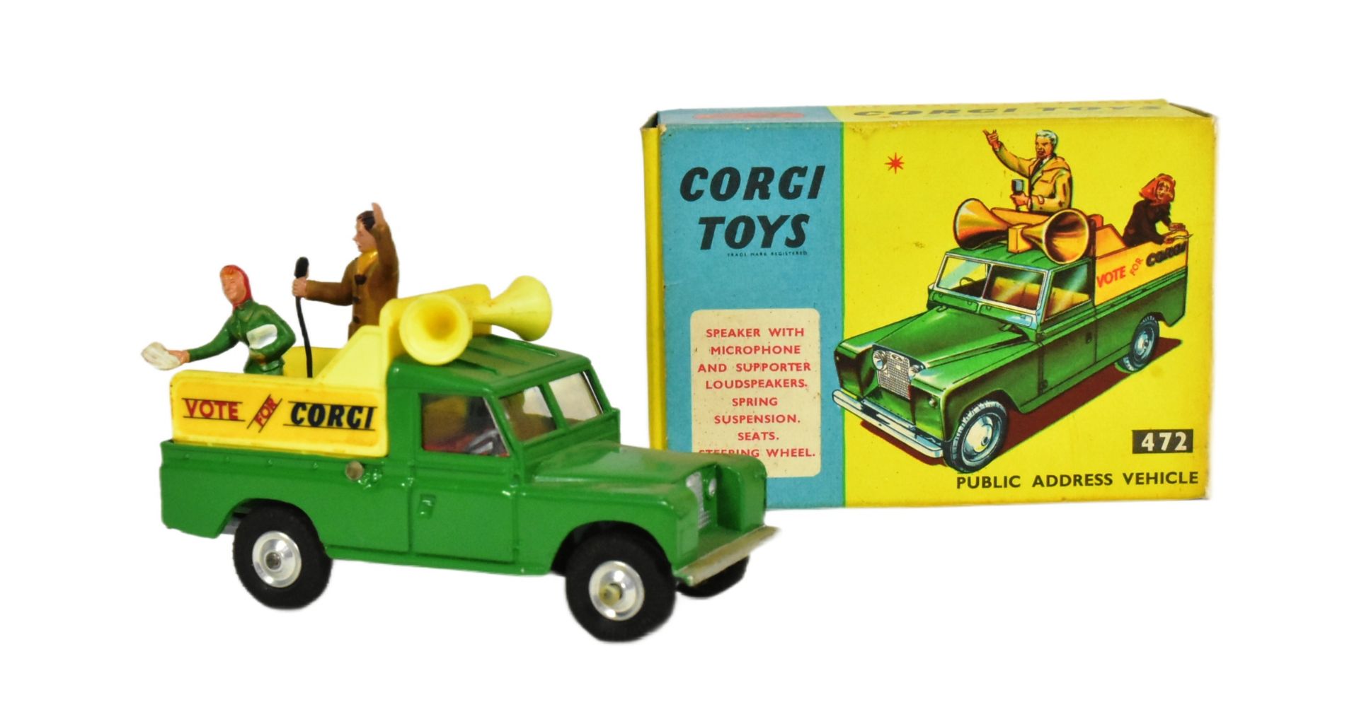 DIECAST - VINTAGE CORGI TOYS DIECAST PUBLIC ADDRESS VEHICLE