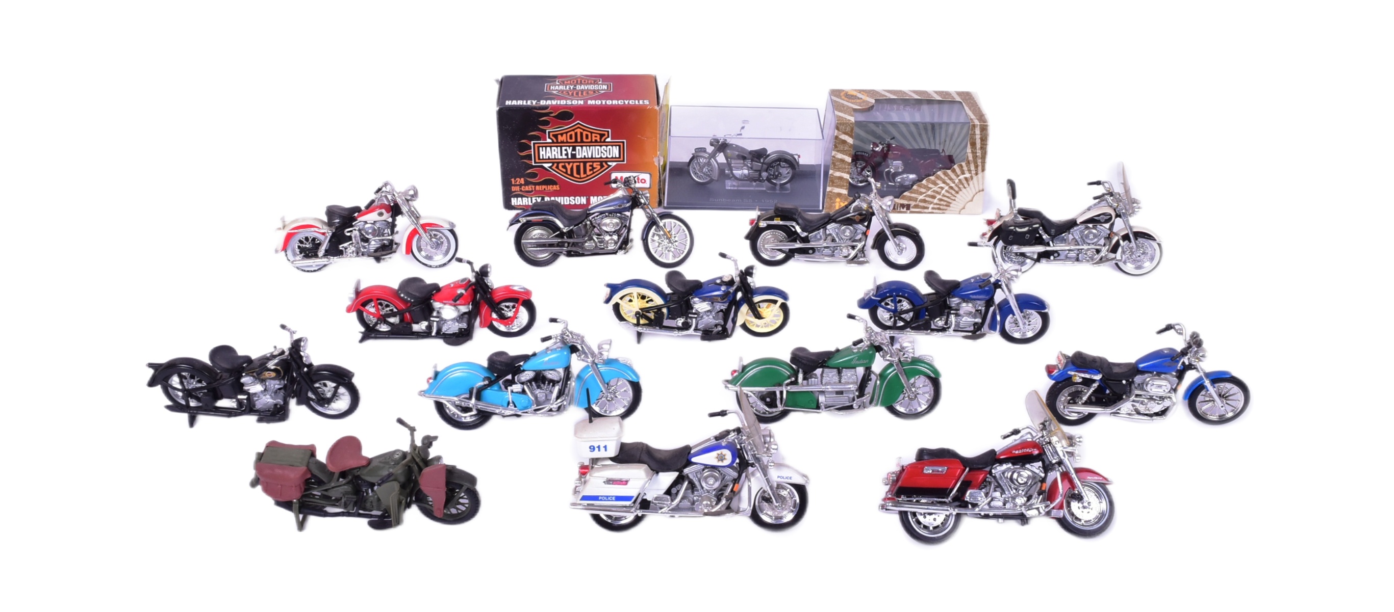 DIECAST - COLLECTION OF MOTORCYCLE MODELS