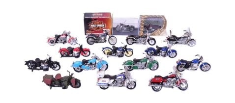 DIECAST - COLLECTION OF MOTORCYCLE MODELS