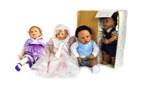 DOLLS - COLLECTION OF X4 ASHTON-DRAKE REAL TOUCH BABY DOLLS