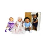 DOLLS - COLLECTION OF X4 ASHTON-DRAKE REAL TOUCH BABY DOLLS