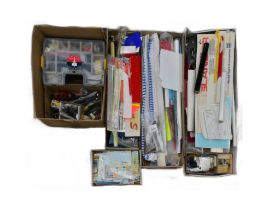 MODELLING - LARGE COLLECTION OF RC MODEL PLANE ACCESSORIES