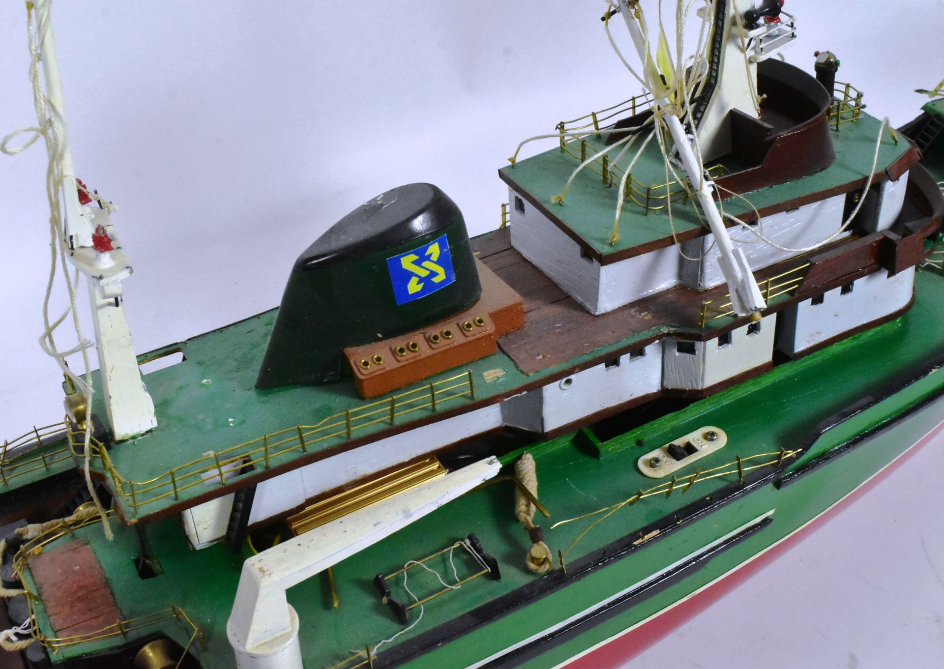 RADIO CONTROLLED BOAT - VINTAGE HAND BUILD MODEL - Bild 5 aus 7