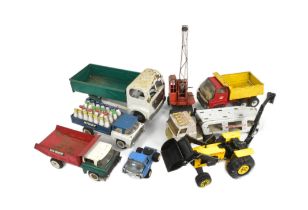 TINPLATE TOYS - COLLECTION OF VINTAGE TINPLATE VEHICLES
