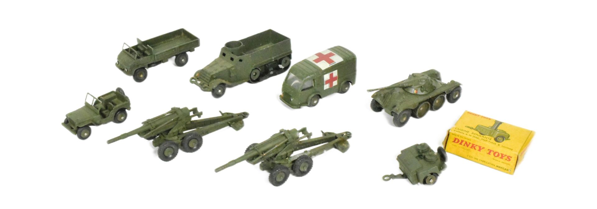 DIECAST - FRENCH DINKY TOYS - MILITARY DIECAST MODELS