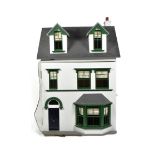 DOLLS HOUSE - 3 STOREY WOODEN DOLLS HOUSE & FURNITURE