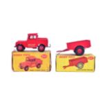 DIECAST - VINTAGE DINKY TOYS MASSEY TUNNEL POLICE VAN & TRAILER