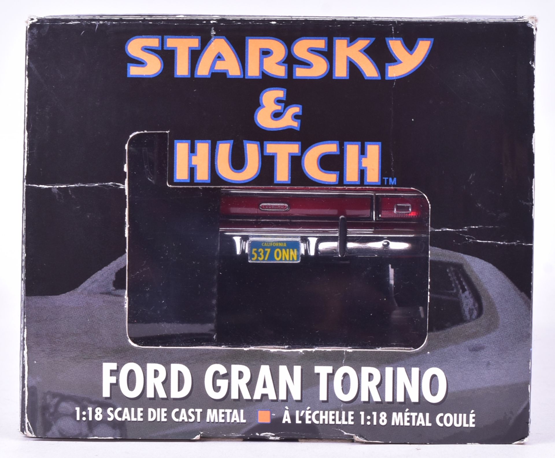 DIECAST - ERTL JOYRIDE 1/18 SCALE STARSKY & HUTCH FORD GRAN TORINO - Bild 4 aus 5