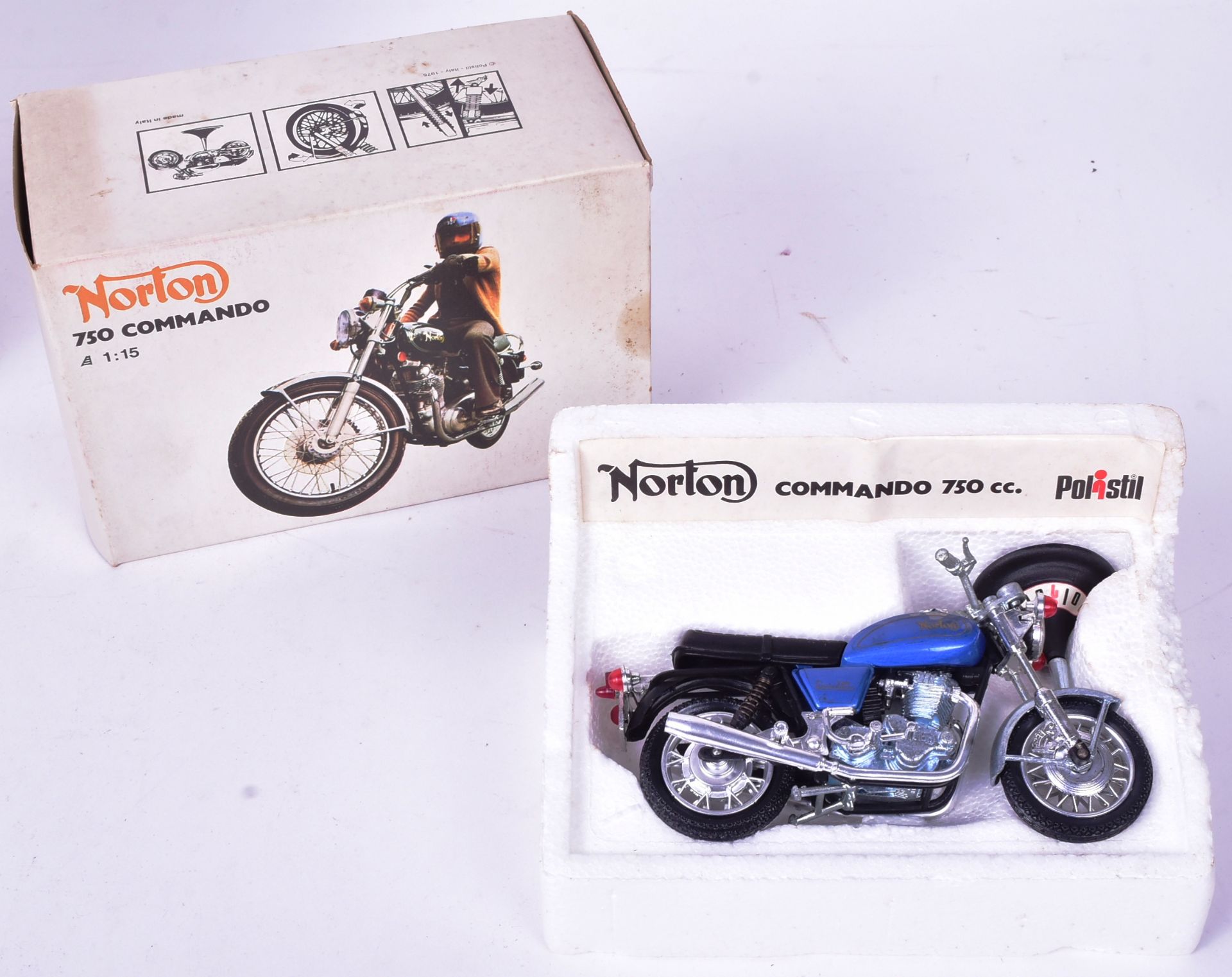 DIECAST - POLISTIL - FOUR BOXED MOTORCYCLE MODELS - Image 2 of 5