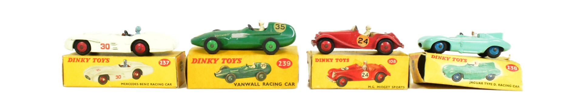 DIECAST - X4 VINTAGE DINKY TOYS DIECAST MODEL CARS