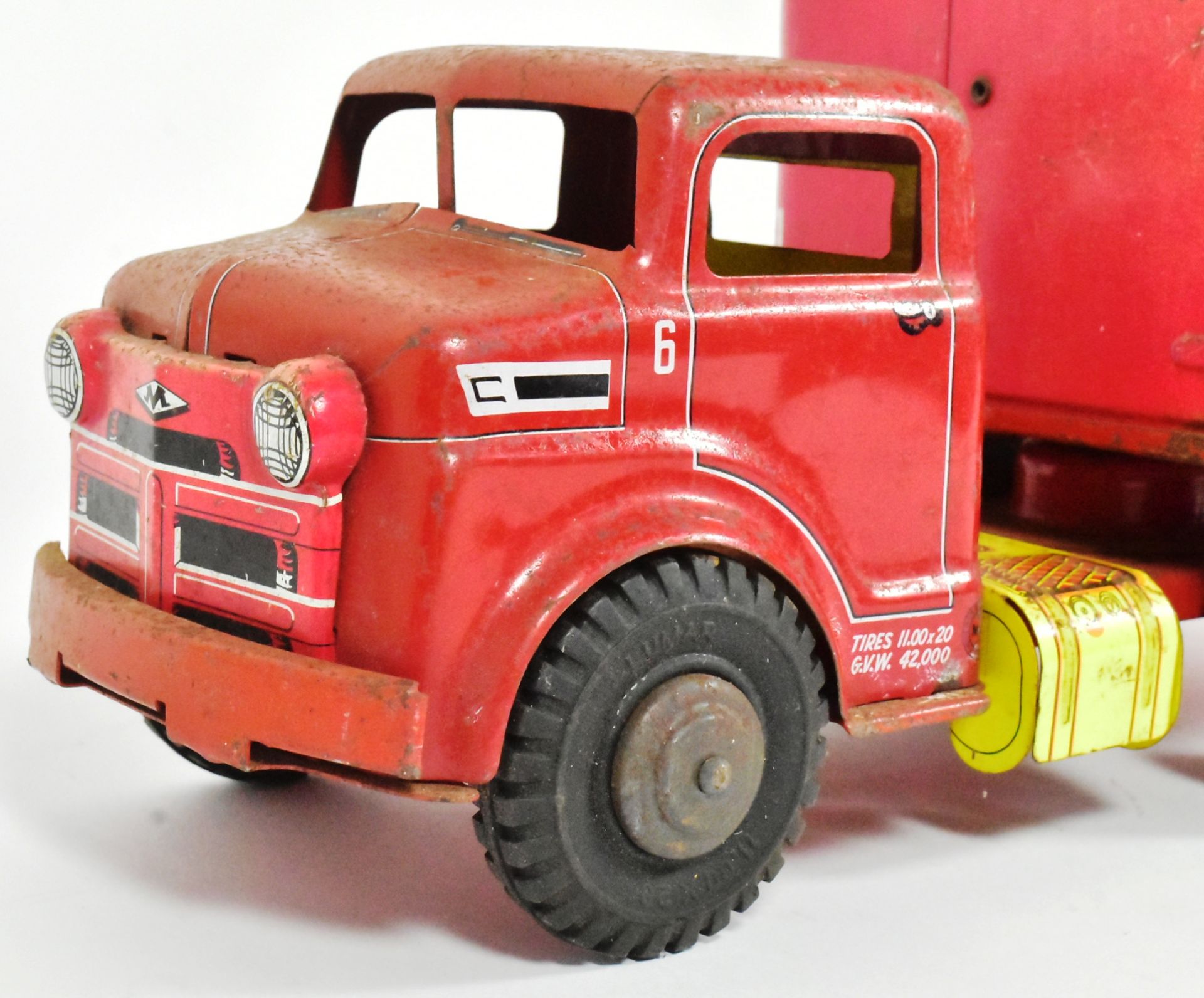 TINPLATE TOYS - VINTAGE MARX TINPLATE TRUCK & TRAILER - Bild 3 aus 6