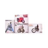 DIECAST - POLISTIL - FOUR BOXED MOTORCYCLE MODELS
