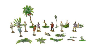 COLLECTION OF VINTAGE HEYDE LEAD TOY MODEL FIGURES