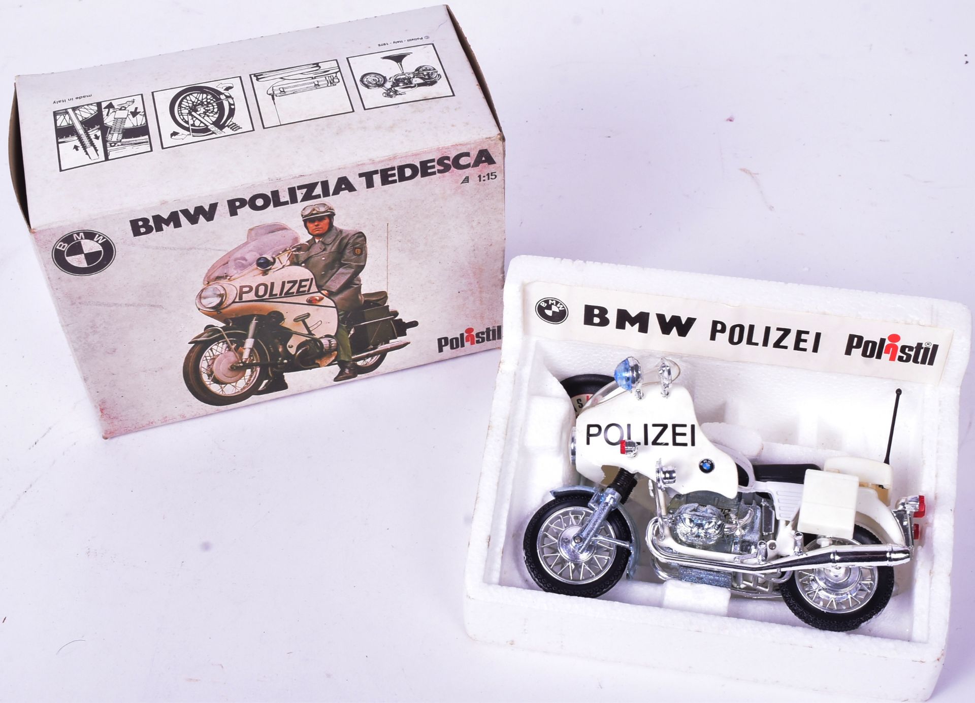 DIECAST - POLISTIL - FOUR BOXED MOTORCYCLE MODELS - Image 4 of 5