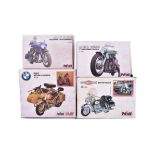 DIECAST - POLISTIL - FOUR BOXED MOTORCYCLE MODELS