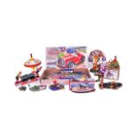 TINPLATE TOYS - COLLECTION OF ASSORTED TINPLATE CLOCKWORK TOYS
