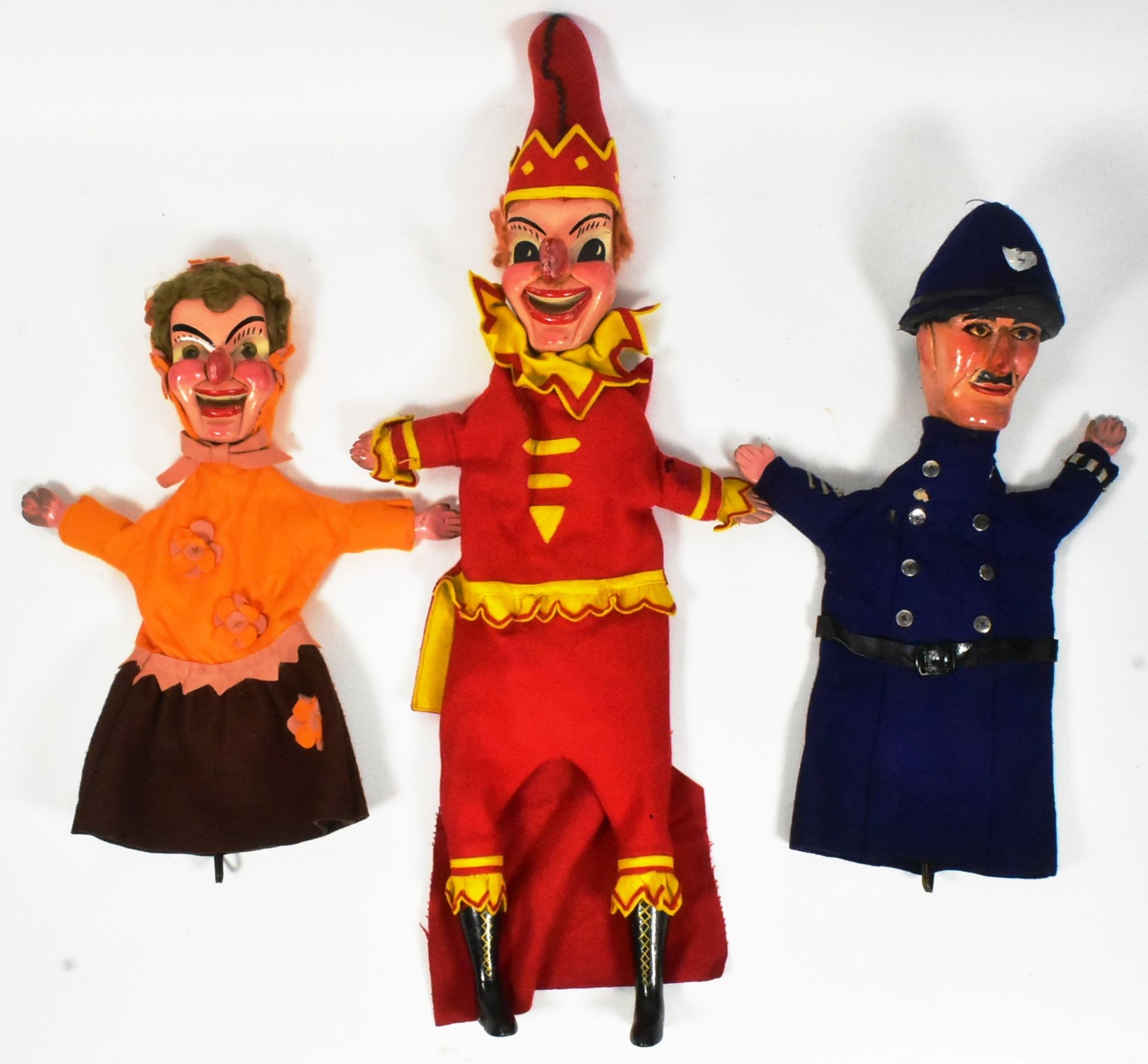 PUNCH AND JUDY - VINTAGE COMPLETE PUPPET THEATRE & PUPPETS W/PROVENANCE - Bild 6 aus 15