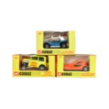 DIECAST - X3 ORIGINAL CORGI WHIZZWHEELS DIECAST MODELS