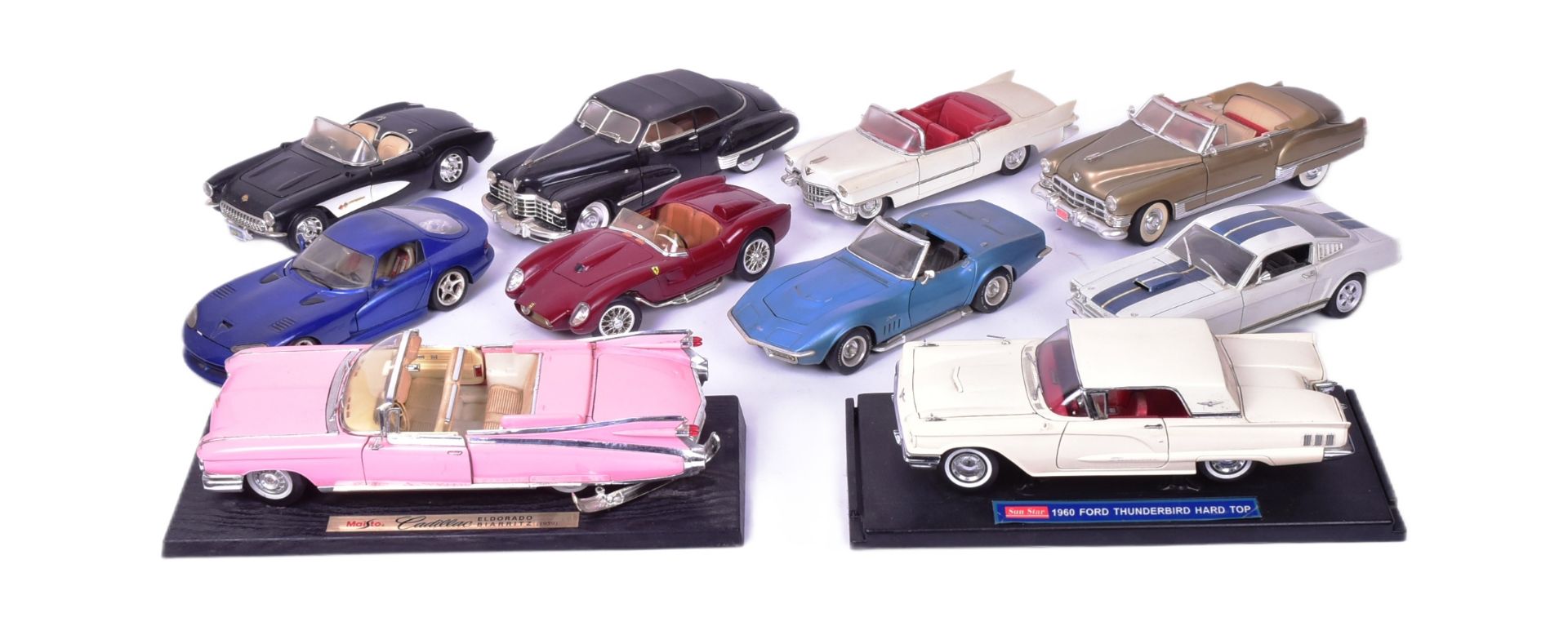 DIECAST - COLLECTION OF 1/18 SCALE DIECAST MODEL CARS