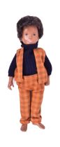 SASHA DOLL - VINTAGE 1970S GREGOR DOLL WITH OUTFIT