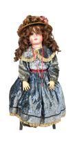 DOLLS - GERMAN MAX HANDWERCK BISQUE HEADED DOLL