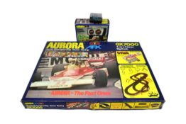 SLOT CAR RACING - AURORA GX700 SLOT CAR RACING SET & LAP COUNTER