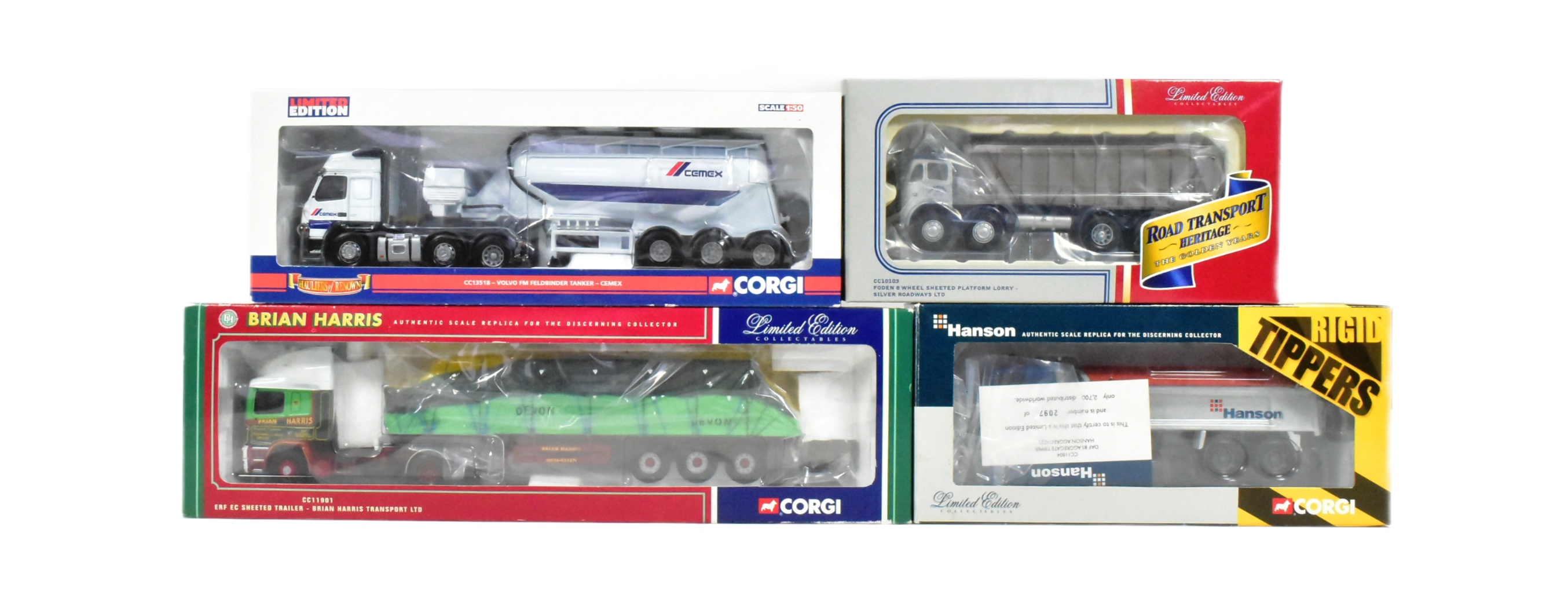 DIECAST - X4 CORGI 1/50 SCALE DIECAST MODELS