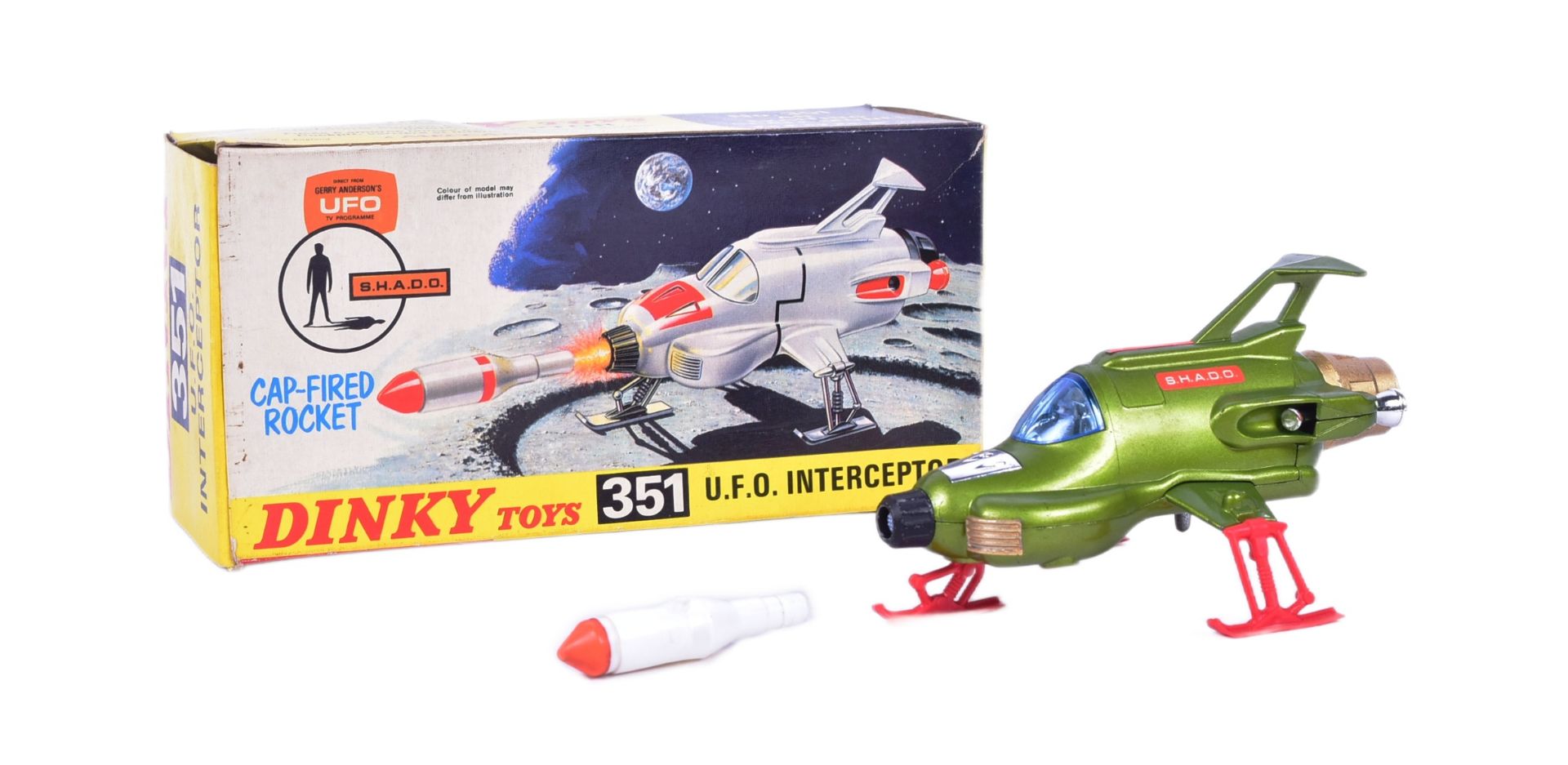 DIECAST - VINTAGE DINKY TOYS 351 UFO INTERCEPTOR