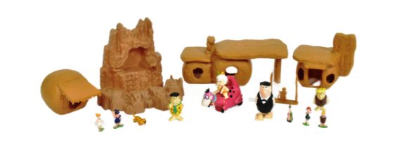 THE FLINTSTONES - VINTAGE MARX PLAYSET PIECES