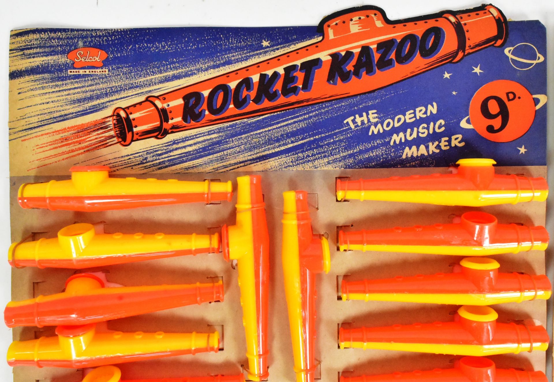 1950S 'SELECT' ROCKET KAZOO SPACE THEMED SHOP CARDS - Bild 2 aus 4