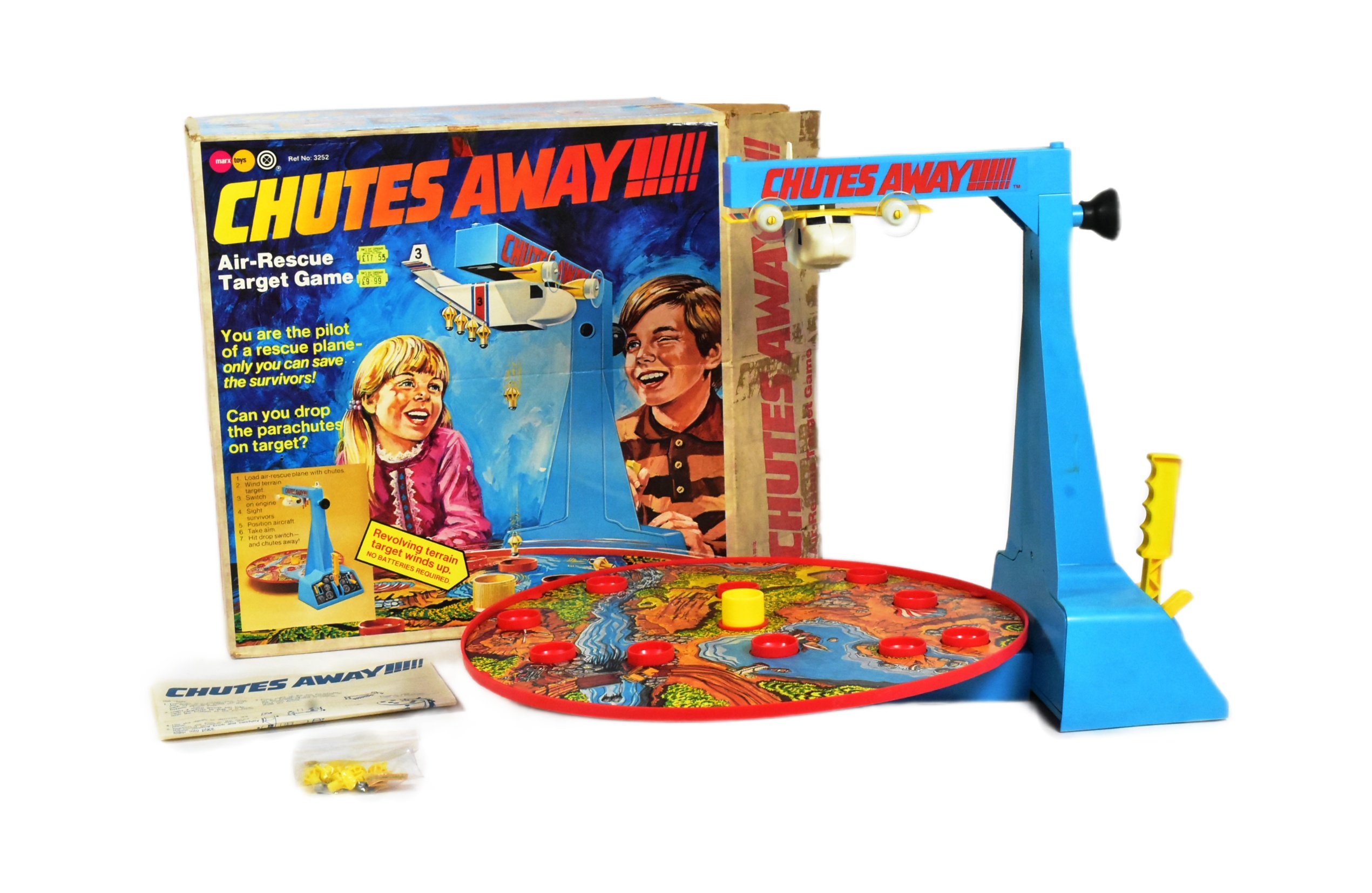 MARX TOYS - CHUTES AWAY AIR RESCUE TARGET GAME