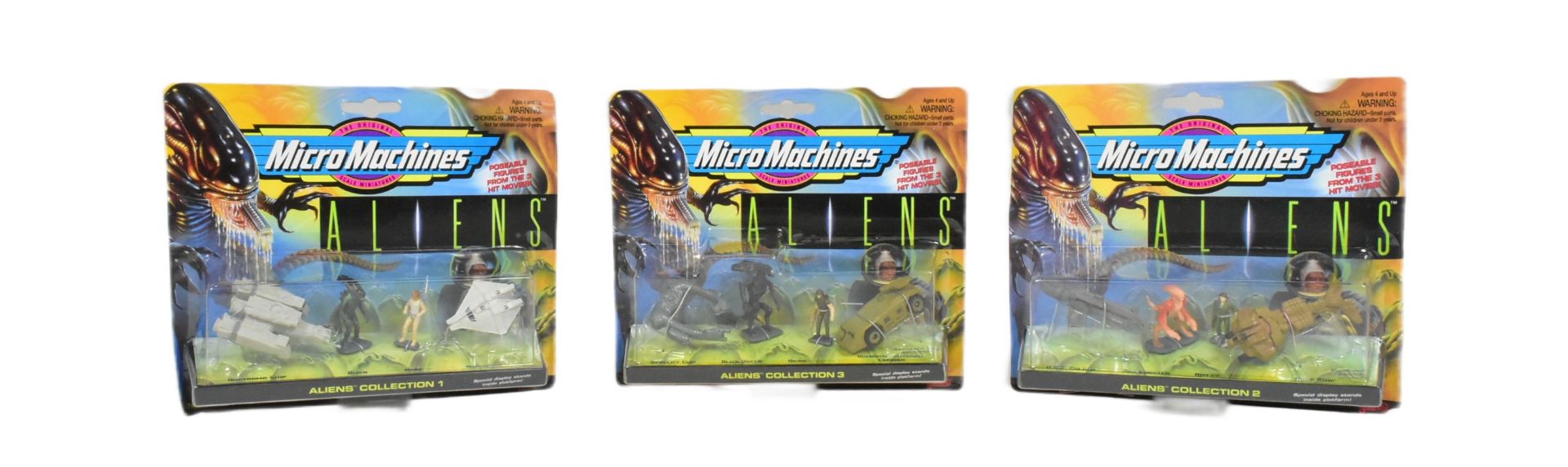 MICRO MACHINES - X3 MICRO MACHINES ALIEN COLLECTION 1, 2 & 3