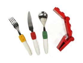 LEGO - VINTAGE LED LEGO LIGHT & CUTLERY SET