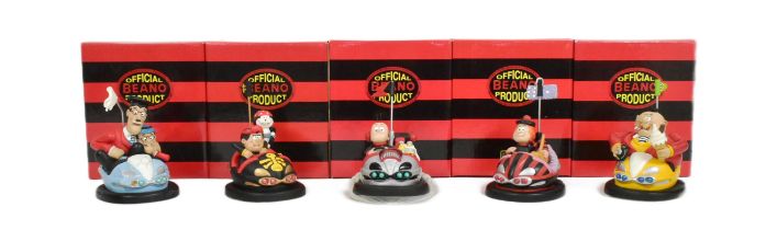 ROBERT HARROP - BEANO - X5 LIMITED EDITION FIGURINES